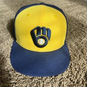 New era Milwaukee brewers fitted hat